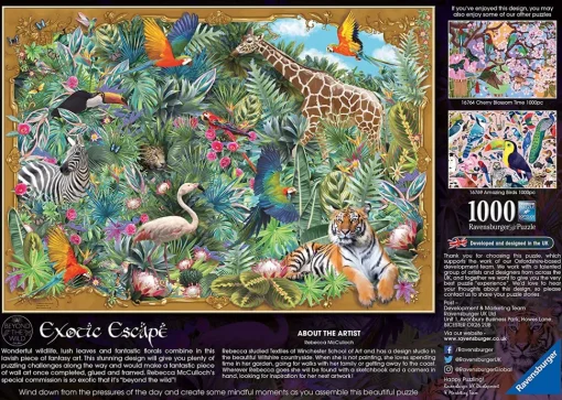 Ravensburger - Exotic Escape Jigsaw Puzzle (1000 Pieces)