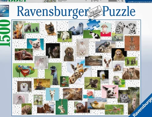 Ravensburger - Funny Animals Jigsaw Puzzle (1500 Pieces)