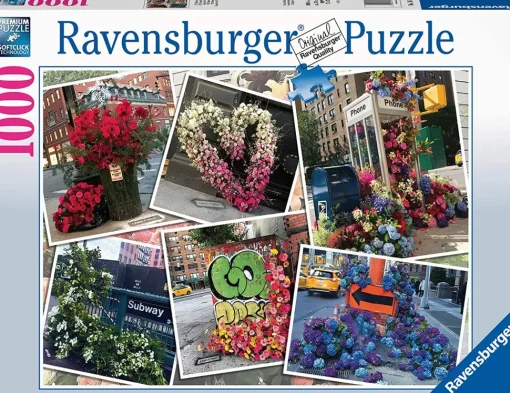 Ravensburger - NYC Flower Flash 1000 Piece Puzzle