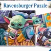 Ravensburger - Star Wars: Grogu Moments Jigsaw Puzzle, 3 x 49 Pieces