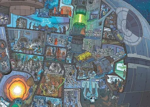 Ravensburger - Star Wars Where's Wookie Jigsaw Puzzle (1000 Pieces)