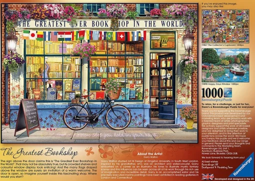 Ravensburger - The Greatest Bookshop Jigsaw Puzzle (1000 Pieces) 15337