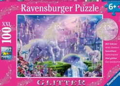 Ravensburger - Unicorn Kingdom 100 Piece Jigsaw Puzzle Glitter 12907