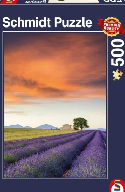 Schmidt - Field Of Lavender, Provence Jigsaw Puzzle (500 Pieces)
