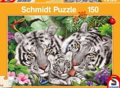 Schmidt - Tiger Family Jigsaw Puzzle (150 Pieces)
