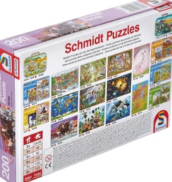 Schmidt - Trio Of Wild Horses Jigsaw Puzzle (200 Pieces)