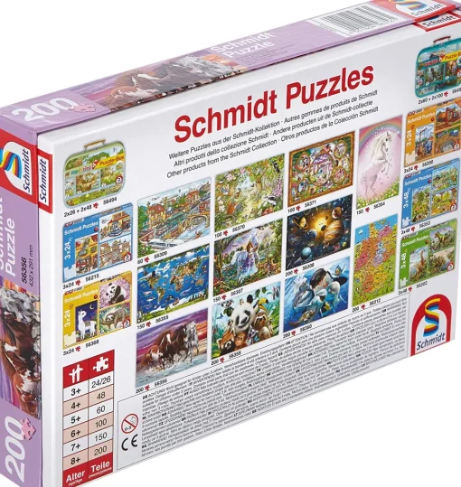 Schmidt - Trio Of Wild Horses Jigsaw Puzzle (200 Pieces)