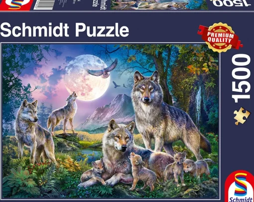 Schmidt - Wolves Jigsaw Puzzle (1500 Pieces)