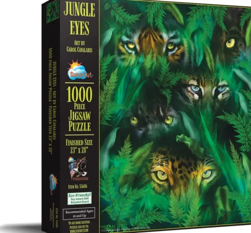 Sunsout - Jungle Eyes XL Jigsaw Puzzle (1000 Pieces)