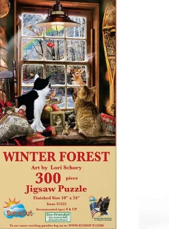 Sunsout - Winter Forest XL Jigsaw Puzzle (300 Pieces)