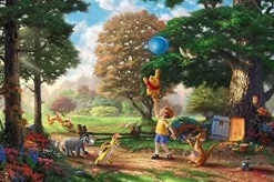 Thomas Kinkade Fantasia Lady & The Tramp Winnie The Pooh Tangled Disne