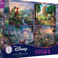 Thomas Kinkade Fantasia Lady & The Tramp Winnie The Pooh Tangled Disne