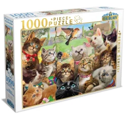 Tilbury - Kittens Bird Watching Jigsaw Puzzle by Adrian Chesterman (10