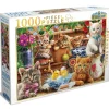 Tilbury - Kittens in Potting Shed Jigsaw Puzzle by Adrian Chesterman (