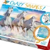 Trefl - Crazy Shapes! Galloping, Waves Jigsaw Puzzle (600 Pieces)