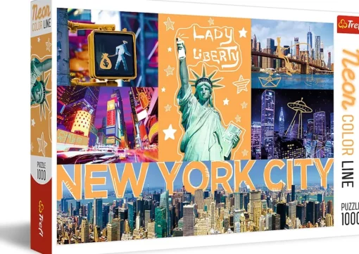 Trefl - Neon Colour Line NY City Jigsaw Puzzle (1000 Pieces)