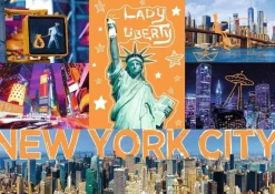 Trefl - Neon Colour Line NY City Jigsaw Puzzle (1000 Pieces)