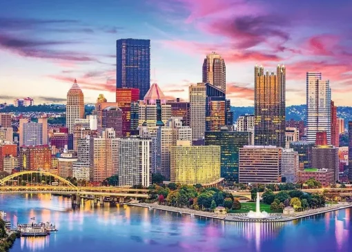 Trefl - Pittsburgh Pennsylvania Jigsaw Puzzle (1000 Pieces)