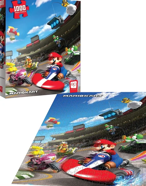 USAOpoly - Super Mario Kart Jigsaw Puzzle (1000 Pieces)