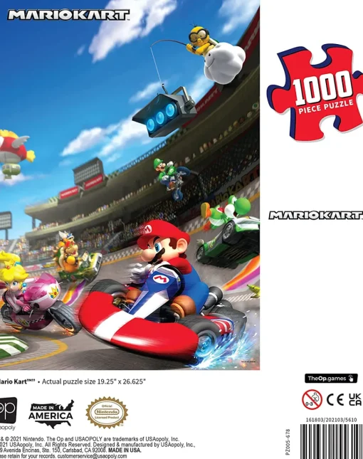 USAOpoly - Super Mario Kart Jigsaw Puzzle (1000 Pieces)