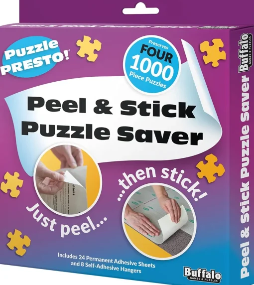 4 x Pack Puzzle Presto! Peel & Stick Puzzle Saver: The Original and St